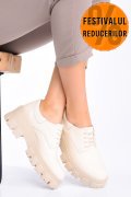 PANTOFI CREM PIELE NATURALA 2S77080