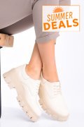 PANTOFI CREM PIELE NATURALA 2S77080