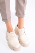 PANTOFI CREM PIELE NATURALA 2S77080