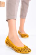 BALERINI GALBENI PIELE NATURALA 1S7705A