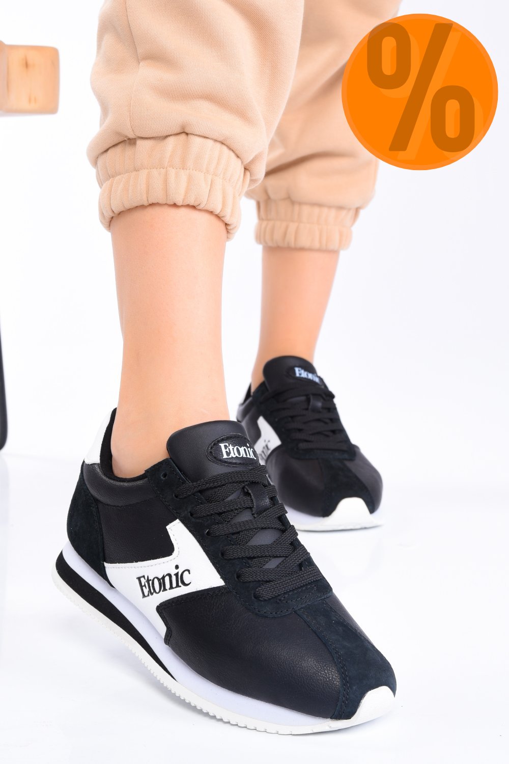 ETONIC, PANTOFI SPORT BLACK E196220409