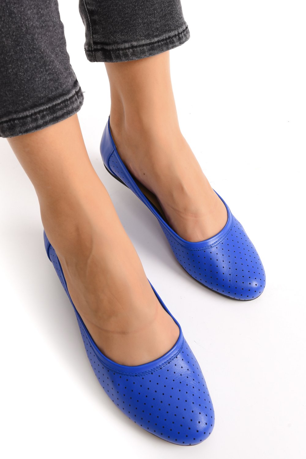 BALERINI ALBASTRI PIELE NATURALA 1S77043