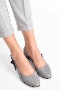 SANDALE GRI PIELE NATURALA 6S7700