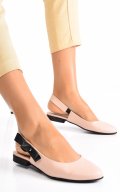 SANDALE ROZ NEGRU PIELE NATURALA 6S7700