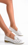 BALERINI ALBI PIELE NATURALA 1S7707556