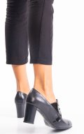 BOTINE NEGRE PIELE NATURALA LACUITA 1S77609
