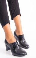 BOTINE NEGRE PIELE NATURALA LACUITA 1S77609