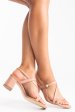 Sandale nude piele naturala 1s77577