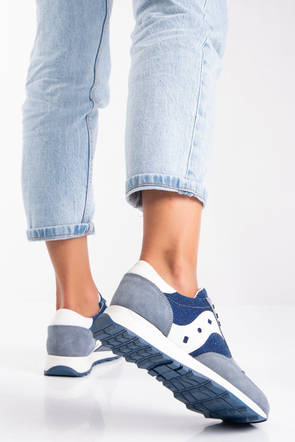 PANTOFI SPORT JEANS PIELE NATURALA CARLA