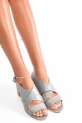 SANDALE GRI PIELE NATURALA 2S77100