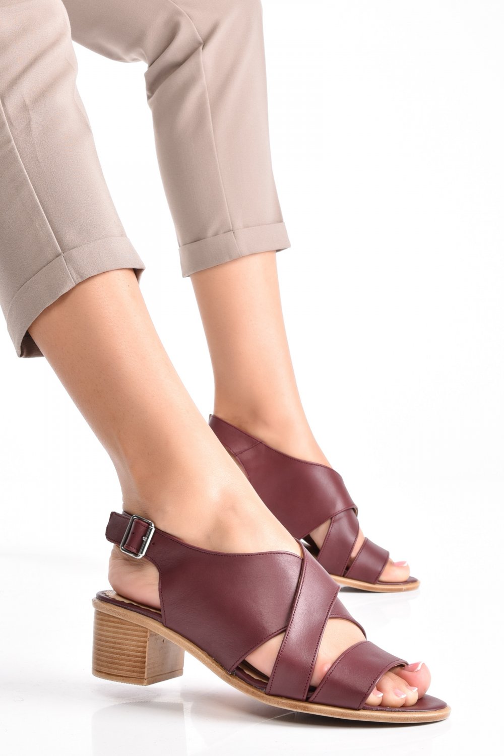 SANDALE VISINII PIELE NATURALA 2S77100