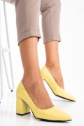 PANTOFI GALBENI PIELE NATURALA 1S77780