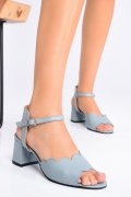 SANDALE BLEU PIELE NATURALA 1S77582