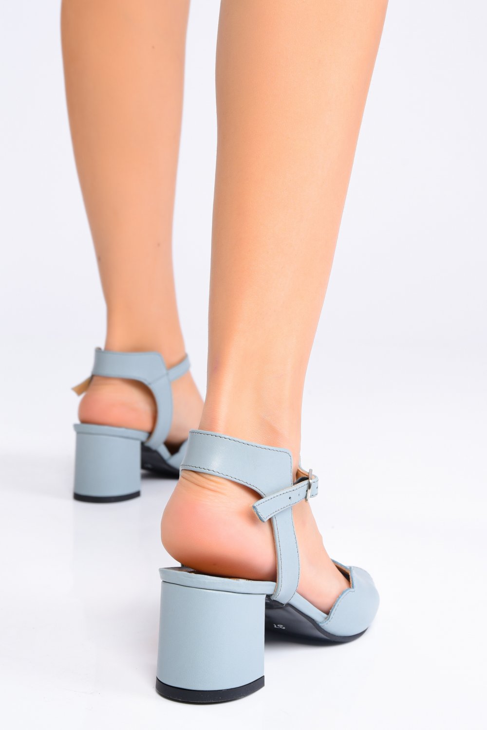 SANDALE BLEU PIELE NATURALA 1S77582