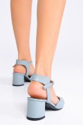 SANDALE BLEU PIELE NATURALA 1S77582