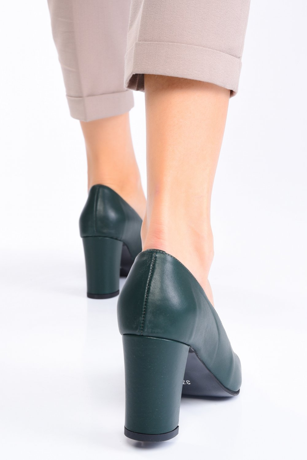 PANTOFI VERZI PIELE NATURALA 1S77700