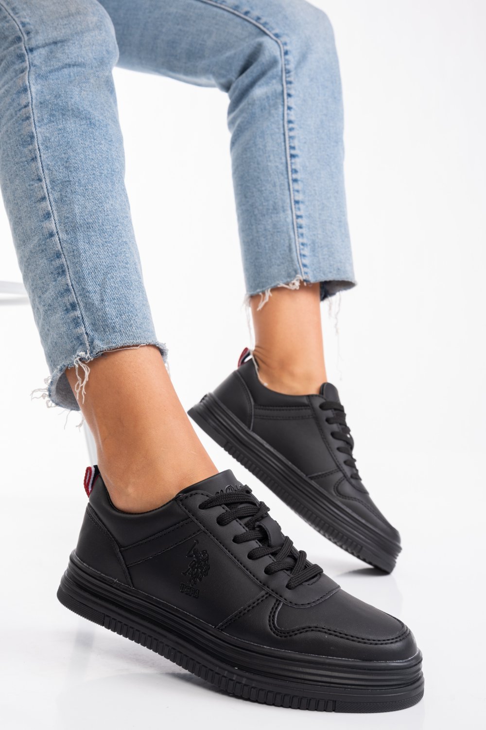 U.S. POLO ASSN, PANTOFI SPORT BLACK SURI-1PR