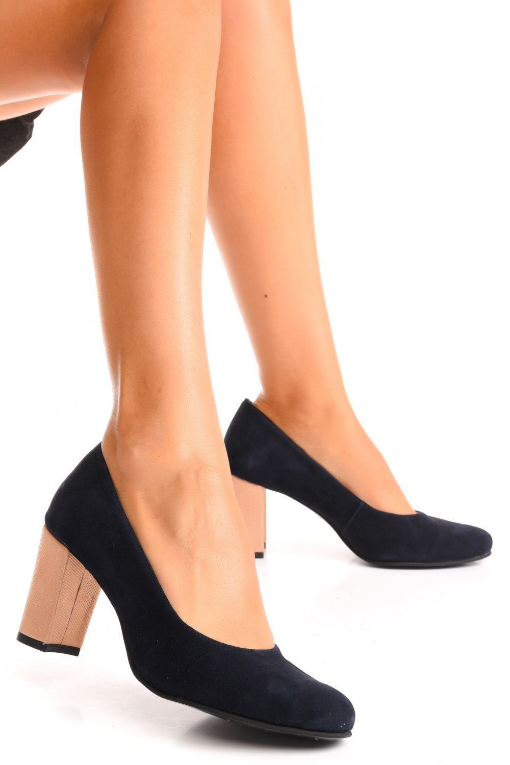 PANTOFI BLEUMARIN NUDE PIELE NATURALA INTOARSA 1S77700