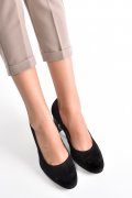PANTOFI NEGRI COLOR PIELE NATURALA INTOARSA 1S77700