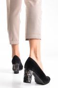 PANTOFI NEGRI COLOR PIELE NATURALA INTOARSA 1S77700
