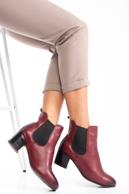 Ghete visinii piele naturala 8s77586