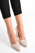 PANTOFI BEJ PIELE NATURALA 1S77985