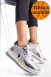 U.s. polo assn, pantofi sport silver black amy