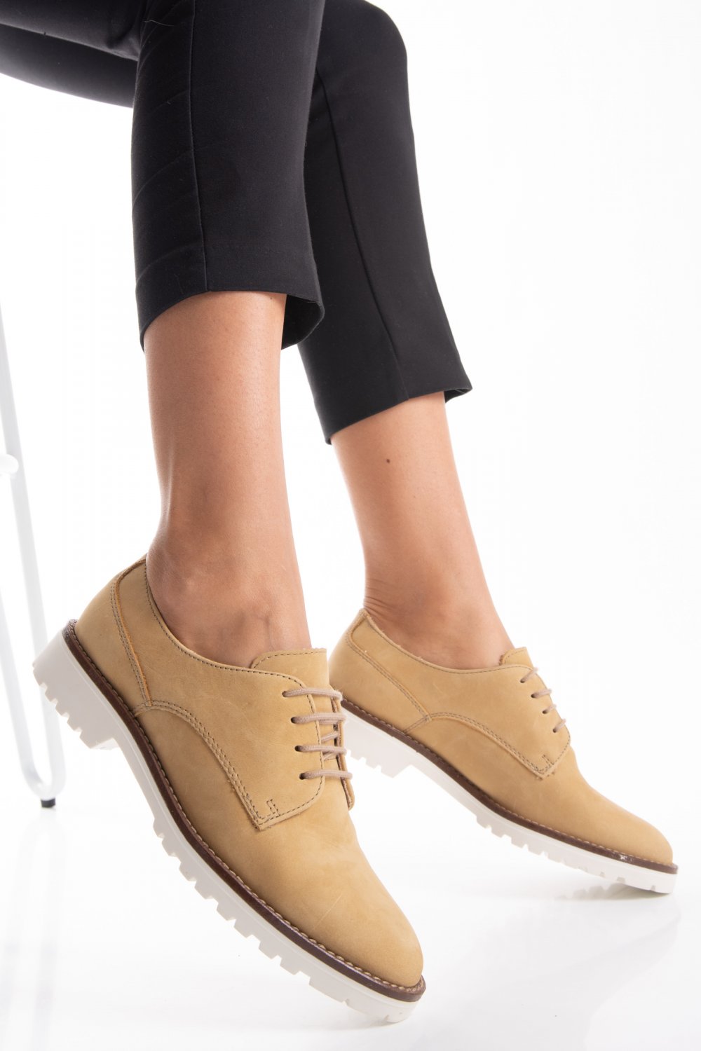 PANTOFI MUSTAR PIELE NATURALA BONITTA