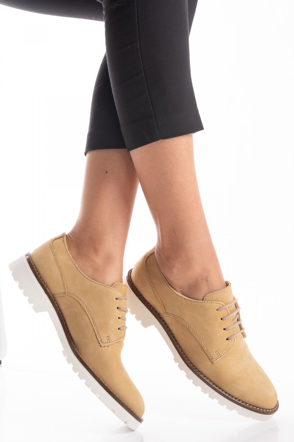 PANTOFI MUSTAR PIELE NATURALA BONITTA