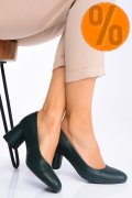 PANTOFI VERZI PIELE NATURALA 1S77510