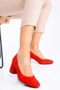 PANTOFI ROSII PIELE NATURALA INTOARSA 1S77510