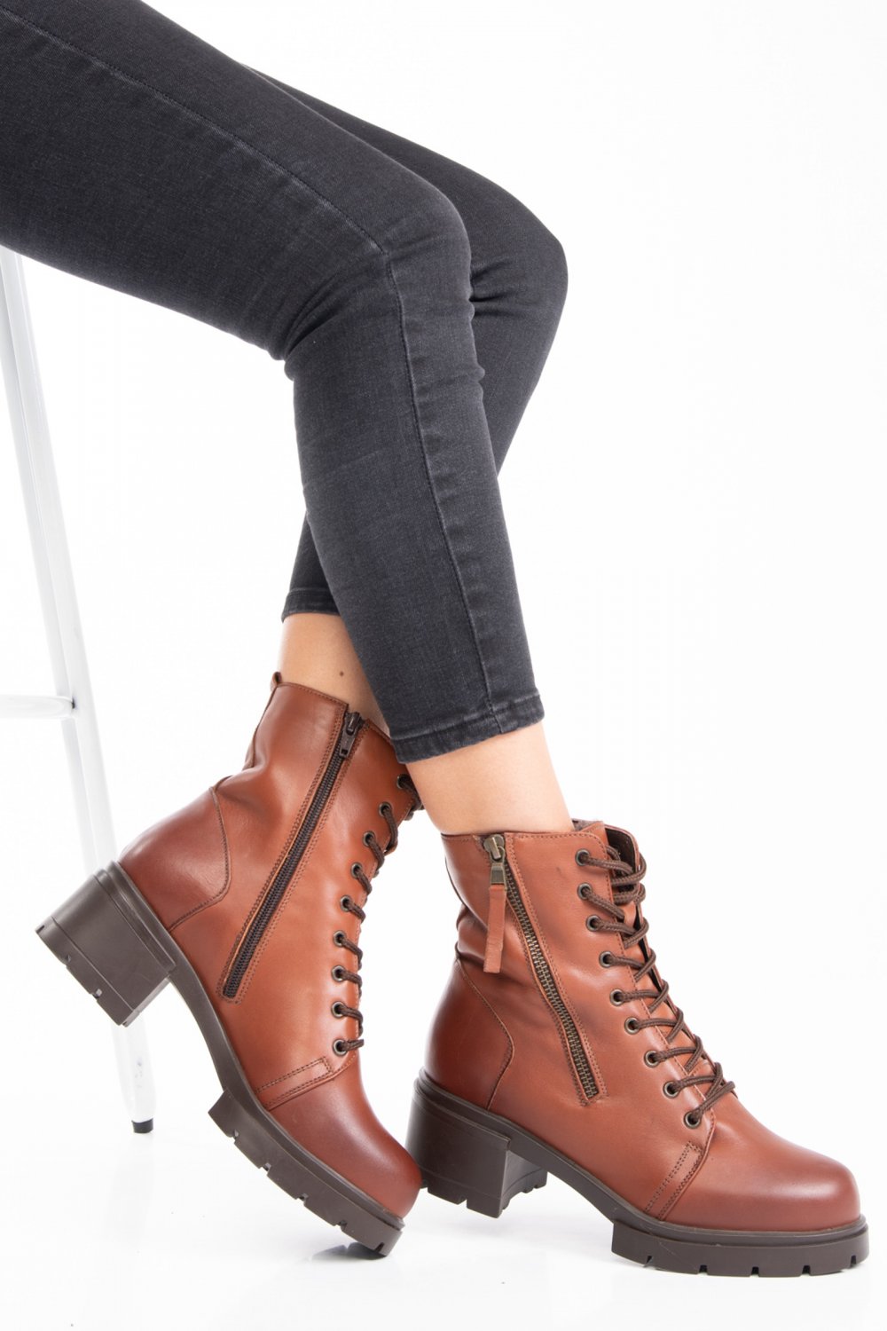 GHETE DAMA PIELE NATURALA MARO DESCHIS 2S7712808NP