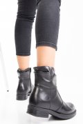 GHETE NEGRE PIELE NATURALA ABISS