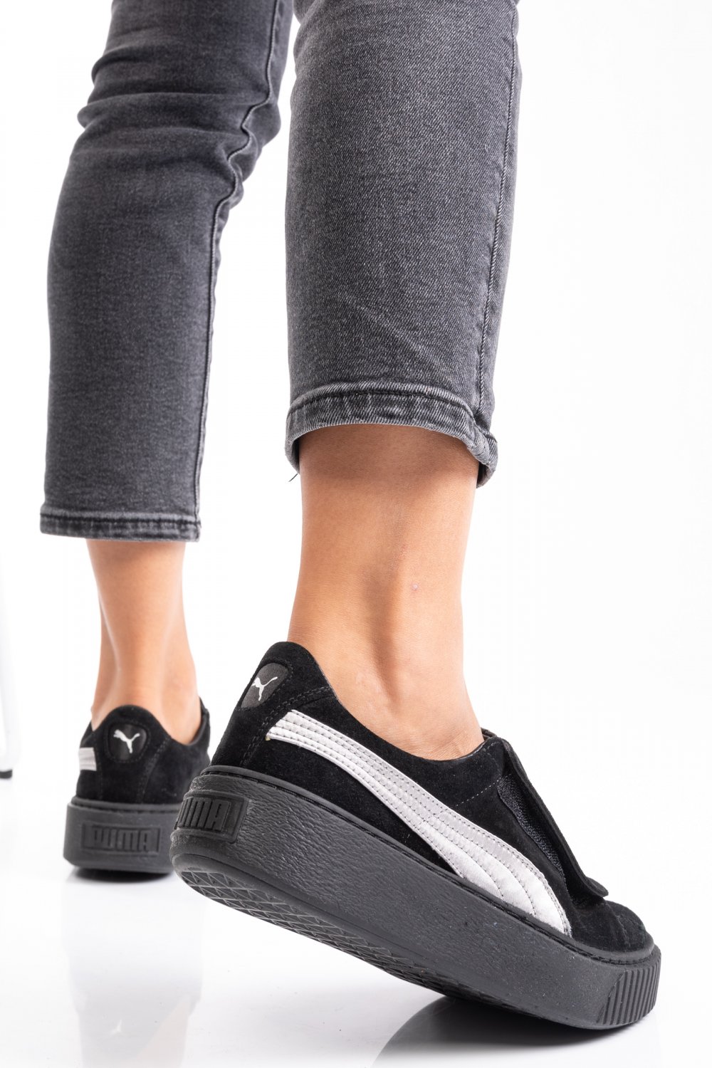 PUMA PLATFORM SUEDE BLACK 366009-02