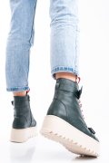 GHETE DAMA IMBLANITE PIELE NATURALA VERZI 3S7700