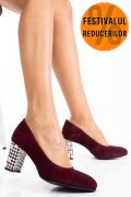 PANTOFI VISINIU COLOR PIELE NATURALA INTOARSA 3S77015