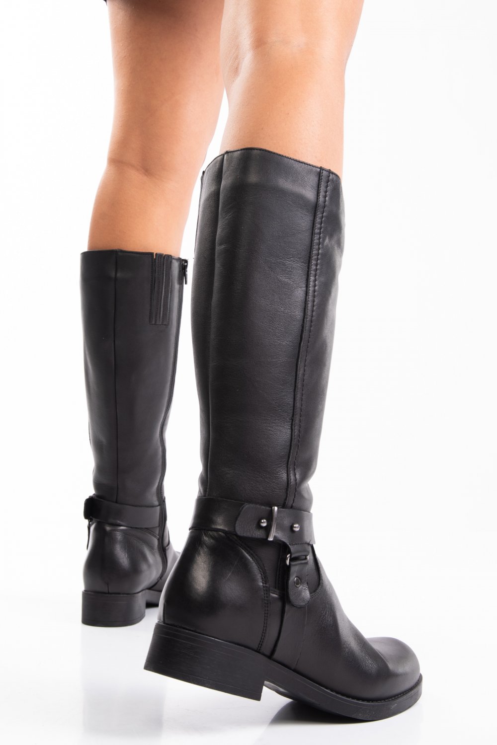 CIZME NEGRE PIELE NATURALA 1S7772855CR