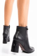 BOTINE FEMEI PIELE NATURALA NEGRE 2S7702827