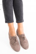 PANTOFI BEJ PIELE NATURALA INTOARSA 1S77140204