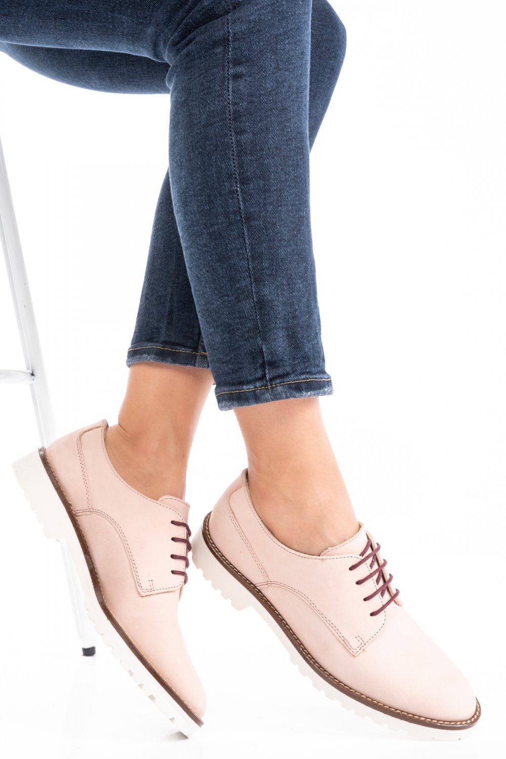 PANTOFI ROZ PIELE NATURALA BONITTA