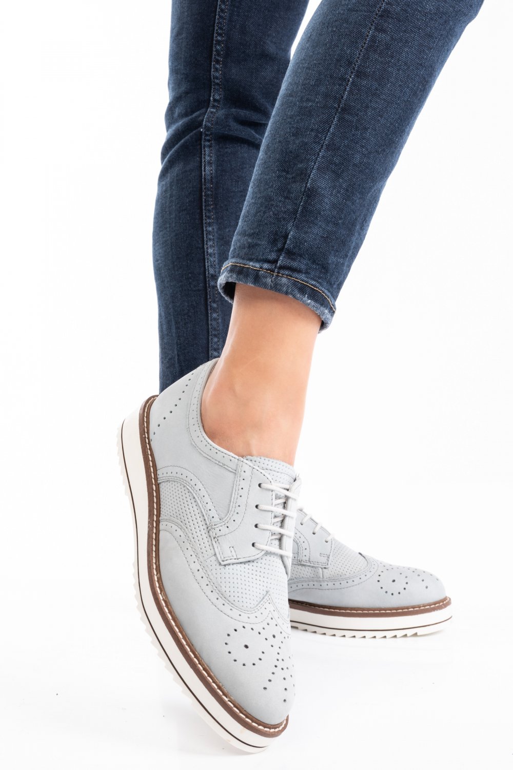PANTOFI BLEU PIELE NATURALA KAILY