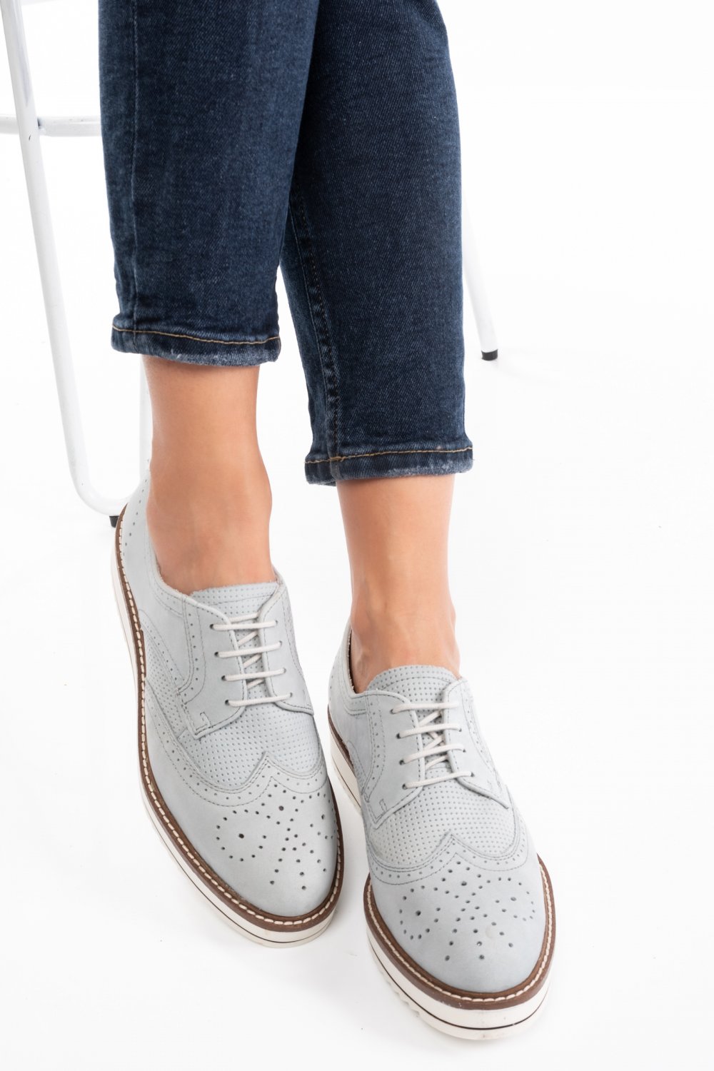 PANTOFI BLEU PIELE NATURALA KAILY
