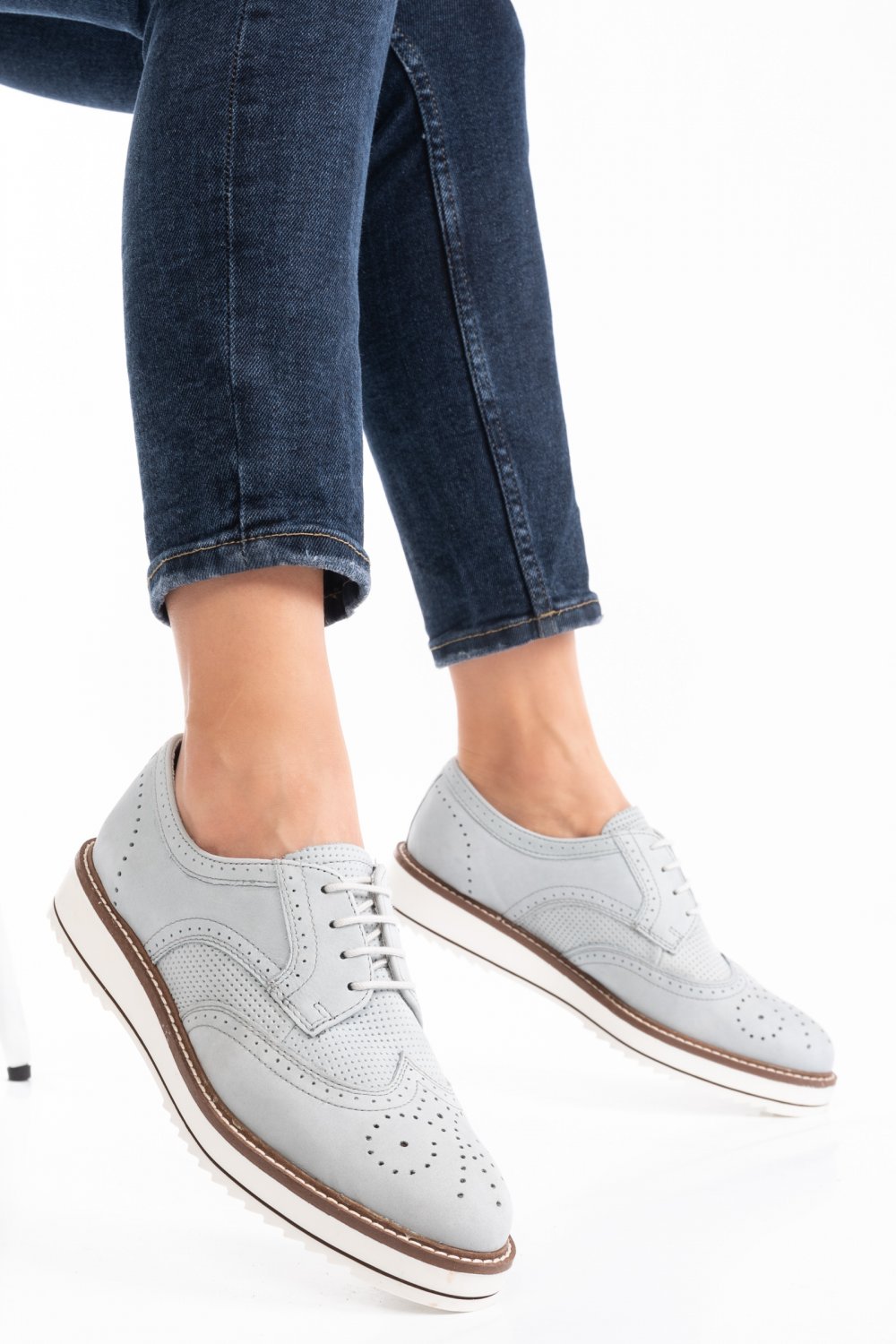 PANTOFI BLEU PIELE NATURALA KAILY
