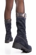 CIZME NAVY PIELE NATURALA INTOARSA 1S7736