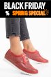 Pantofi sport rosii piele naturala sany