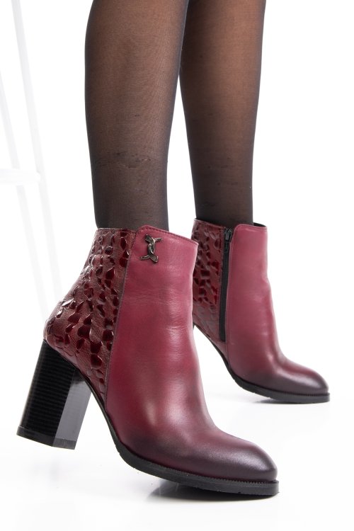 Botine visinii piele naturala 2s7702829
