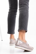 ESPADRILE GRI PIELE NATURALA VILMA