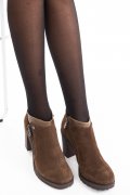 U.S. POLO ASSN, BOTINE FEMEI BROWN SUEDE ERFUTR