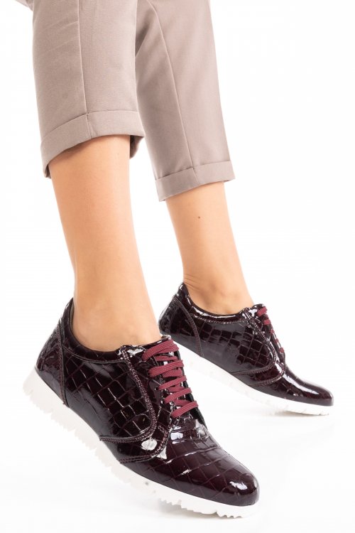 Pantofi sport wine cro piele naturala 1s77099800
