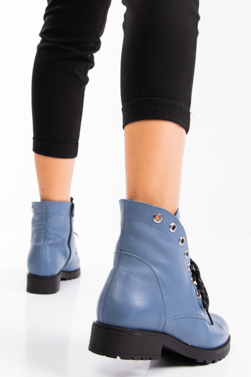 GHETE BLEU PIELE NATURALA 0S7710